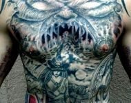 Hell Mouth chest piece